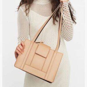 NWT Ro Bags Women's Leather Odeon Trapunto Double Strap Purse Bag